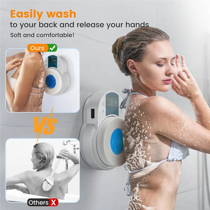 SmartScrub Pro – Wall-Mounted Back & Body Shower Cleaner