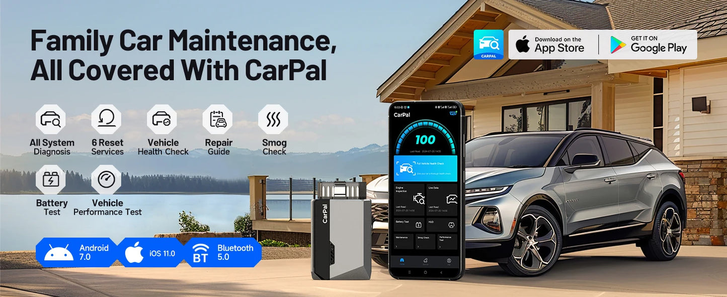 AutoDiagnose Car Scanner: Bluetooth OBD2 for Smog & System Check