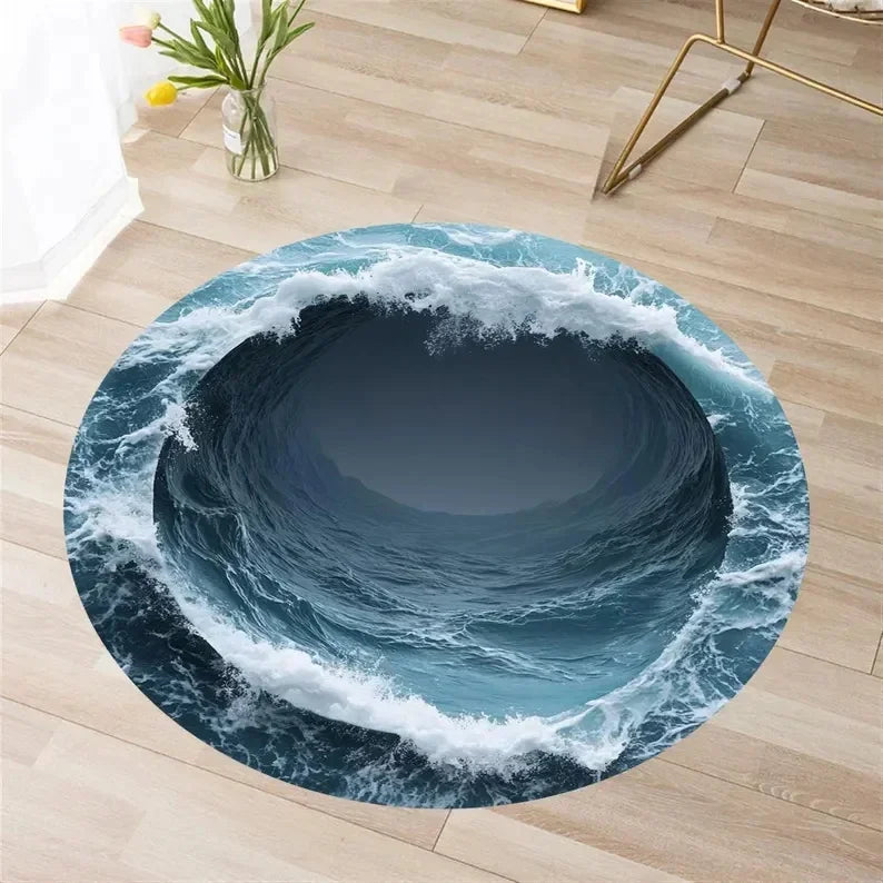 Infinity Vortex – 3D Optical Illusion Carpet.