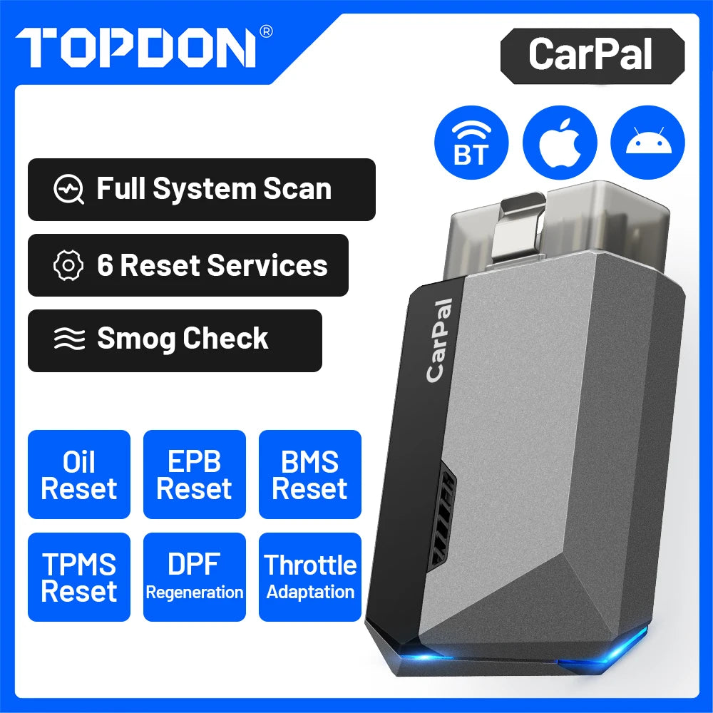 AutoDiagnose Car Scanner: Bluetooth OBD2 for Smog & System Check