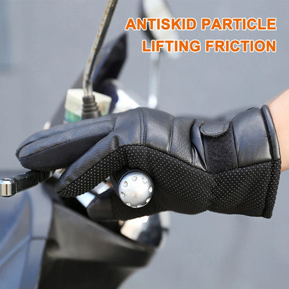 FrostGuard USB-Heated Cycling Gloves – Waterproof Touchscreen