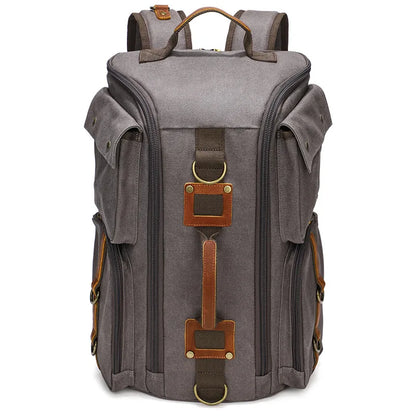 VintageCanvas 16-Inch Laptop Backpack