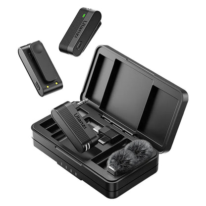 ClearTone Pro Wireless Lavalier Mic – 20M Range for Phone & Camera Recording