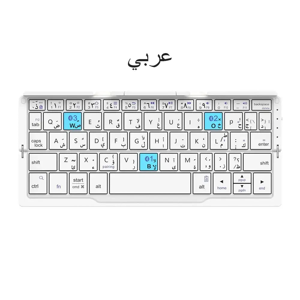 FlexiType Go – Foldable Mini Keyboard for Tablets, Phones & Laptops