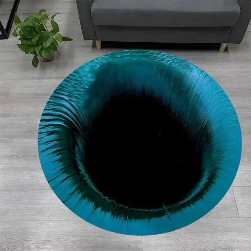 Infinity Vortex – 3D Optical Illusion Carpet.