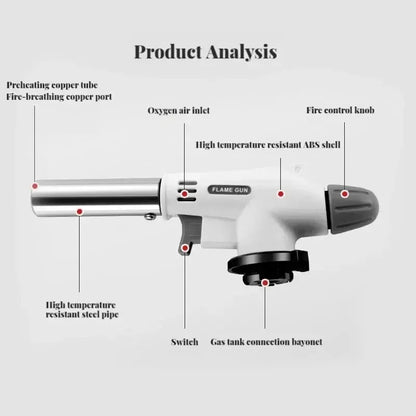 TrailFlame Gas Blow Torch – BBQ, Camping & Cooking