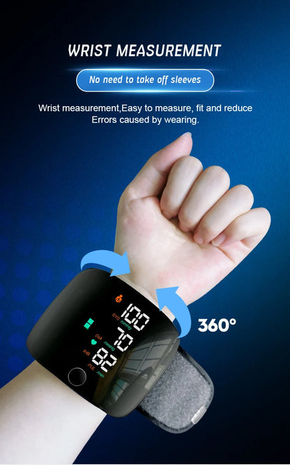 HeartTrack Smart – Digital Wrist BP Monitor