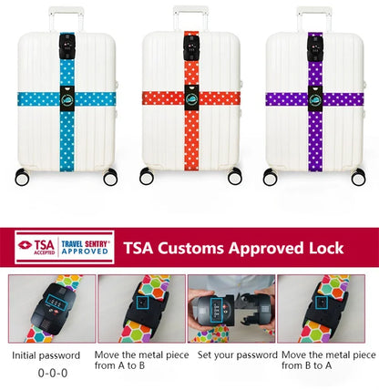 SecureTravel TSA Luggage Straps