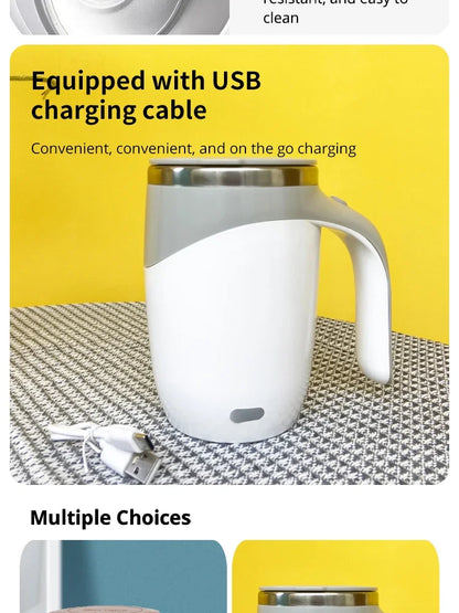 MagneticMix Pro – Self-Stirring Mug