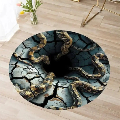 Infinity Vortex – 3D Optical Illusion Carpet.