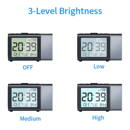 ProTime Glow – LED Projection Alarm Clock for Modern Bedrooms