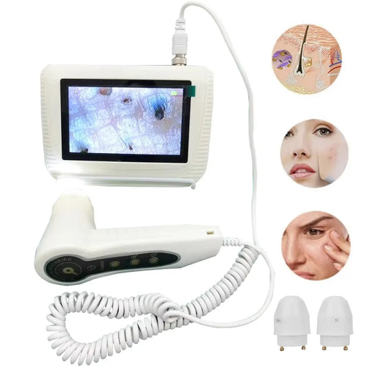 ClearView 5-Inch Skin & Scalp Analyser – Dual-Lens, Rechargeable