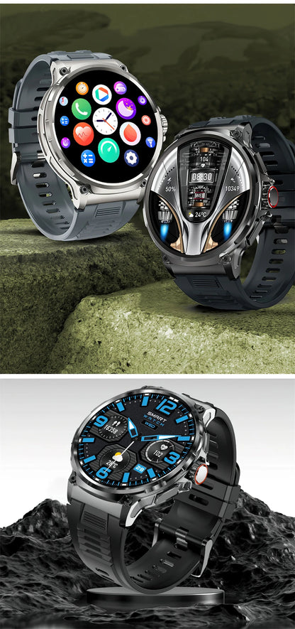 MetroTrack 1.85" GPS Smartwatch – Ultra-HD AMOLED, 710 mAh Battery