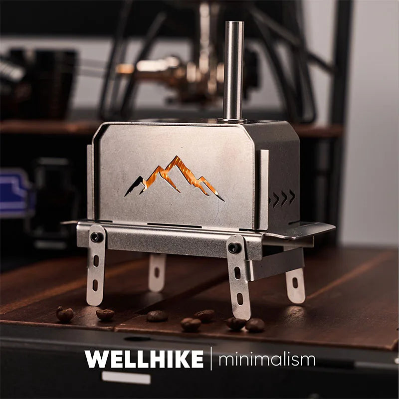 TrailHearth Mini Wood Stove – Portable Candle & Incense Burner