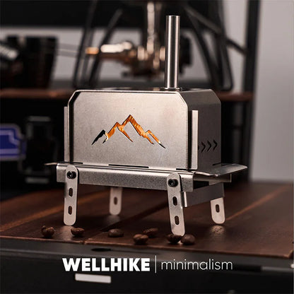 TrailHearth Mini Wood Stove – Portable Candle & Incense Burner