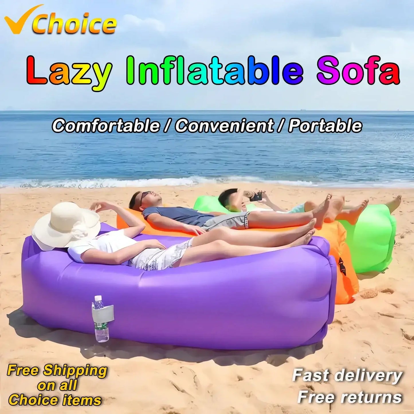 AirLounge Pro – Inflatable Camping Sofa