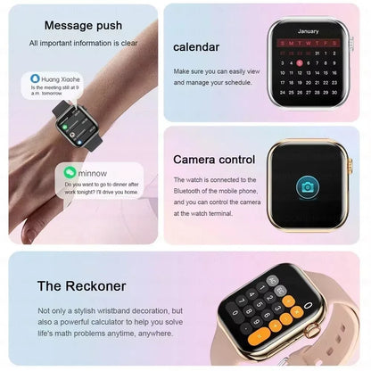 2025 Series 10 AquaLink GPS Smartwatch – NFC, Waterproof, for iPhone & Android