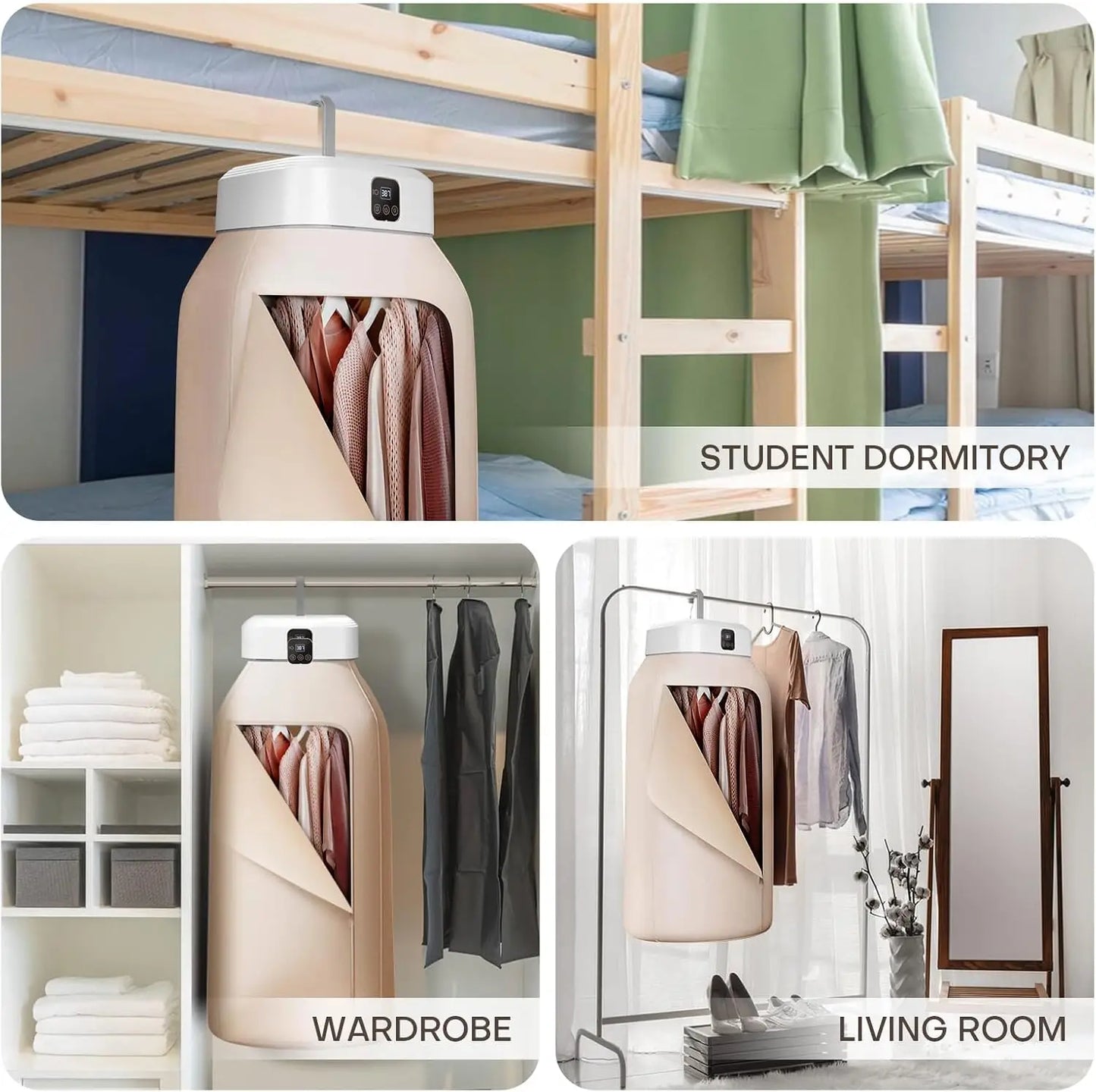 AirHushTravel-Ready Laundry Dryer