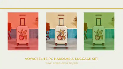 VoyageElite PC Hardshell Luggage Set by@Outfy