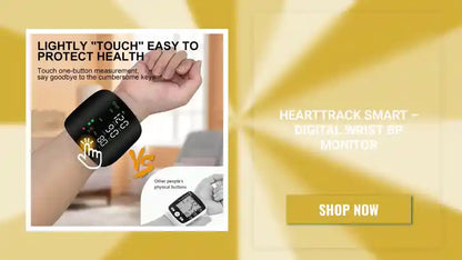 HeartTrack Smart &ndash; Digital Wrist BP Monitor by@Outfy