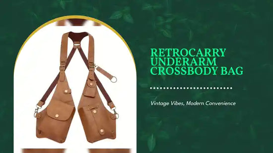 RetroCarry Underarm Crossbody Bag by@Outfy