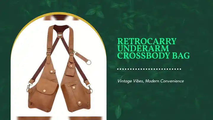 RetroCarry Underarm Crossbody Bag by@Outfy
