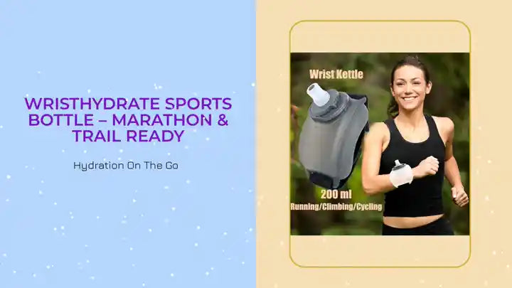 WristHydrate Sports Bottle &ndash; Marathon &amp; Trail Ready by@Outfy