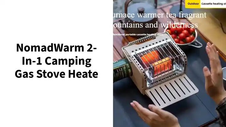 NomadWarm 2-in-1 Camping Gas Stove Heate by@Outfy