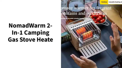 NomadWarm 2-in-1 Camping Gas Stove Heate by@Outfy