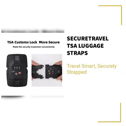 SecureTravel TSA Luggage Straps by@Outfy