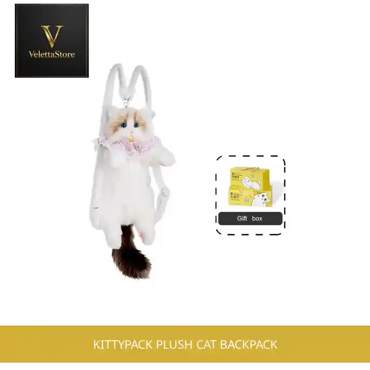 KittyPack Plush Cat Backpack by@Outfy