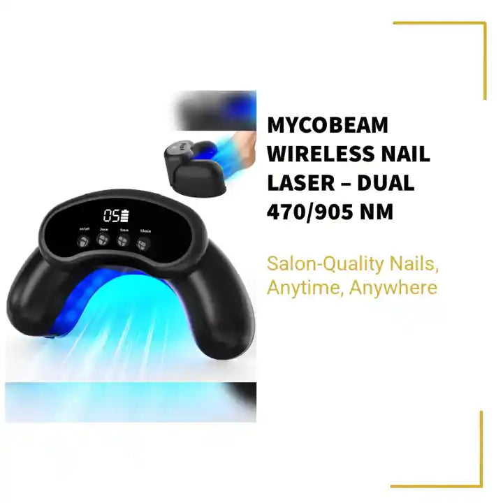 MycoBeam Wireless Nail Laser &ndash; Dual 470/905 nm by@Outfy
