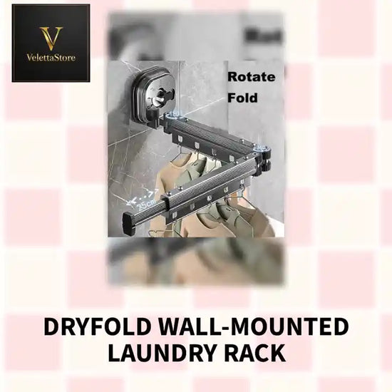 DryFold Wall-Mounted Laundry Rack by@Outfy