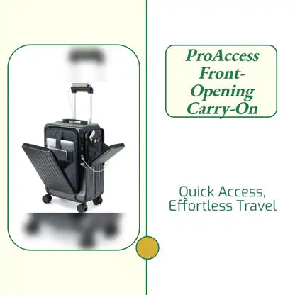 ProAccess Front-Opening Carry-On by@Outfy
