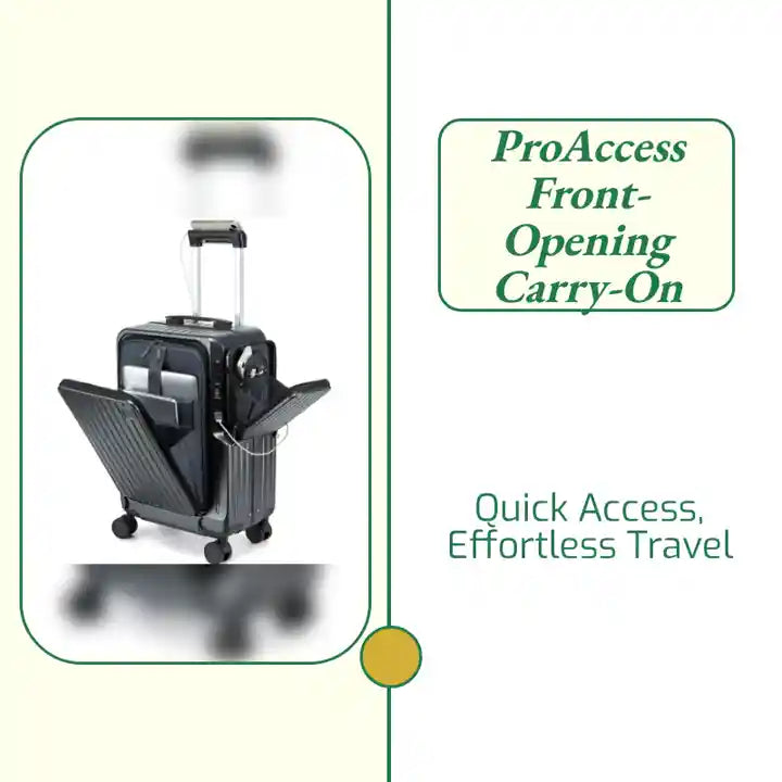 ProAccess Front-Opening Carry-On by@Outfy