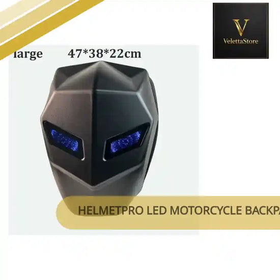 HelmetPro LED Motorcycle Backpack by@Outfy