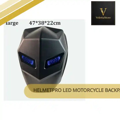 HelmetPro LED Motorcycle Backpack by@Outfy