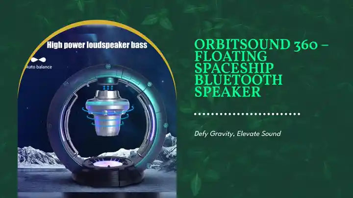 OrbitSound 360 &ndash; Floating Spaceship Bluetooth Speaker by@Outfy
