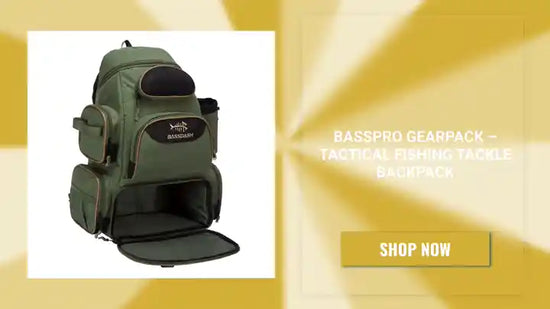 BassPro GearPack &ndash; Tactical Fishing Tackle Backpack by@Outfy