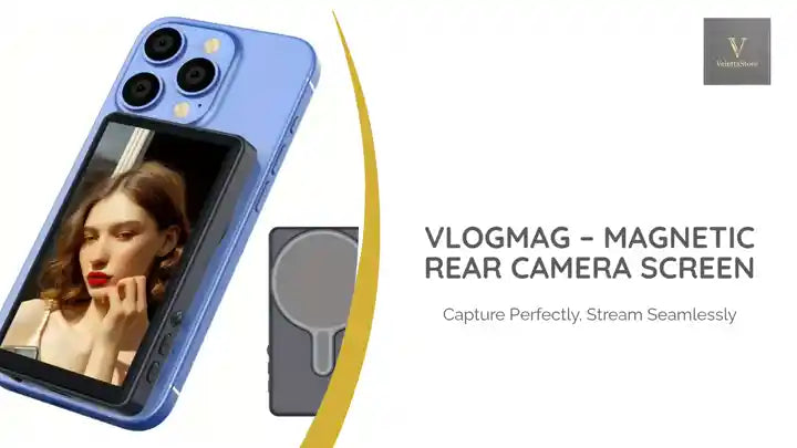 VlogMag &ndash; Magnetic Rear Camera Screen by@Outfy