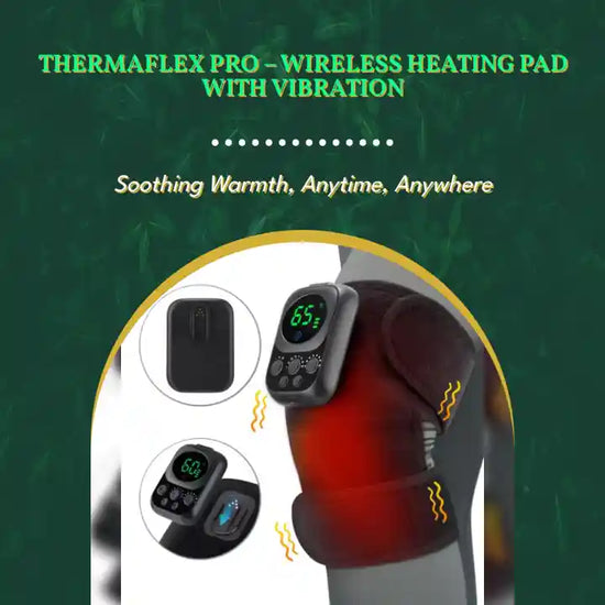 ThermaFlex Pro &ndash; Wireless Heating Pad with Vibration by@Outfy