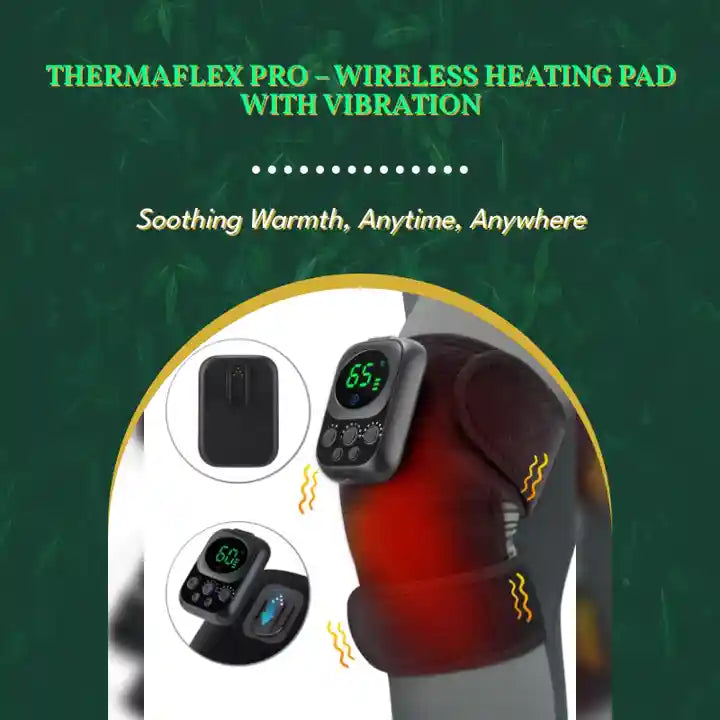 ThermaFlex Pro &ndash; Wireless Heating Pad with Vibration by@Outfy