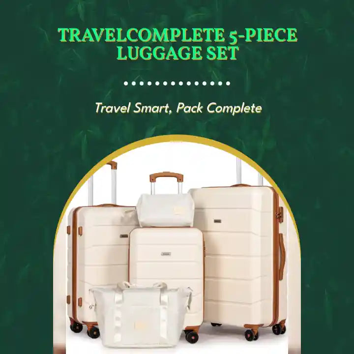 TravelComplete 5-Piece Luggage Set by@Outfy