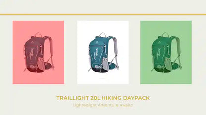 TrailLight 20L Hiking Daypack by@Outfy