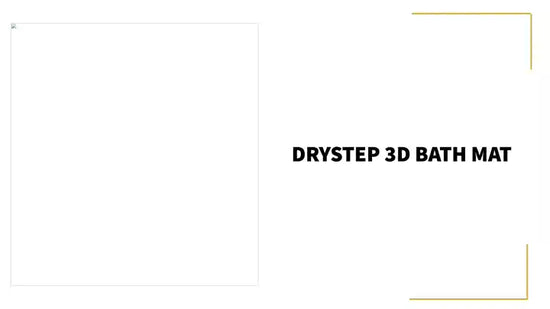 DryStep 3D Bath Mat by@Outfy