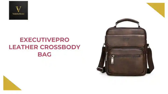 ExecutivePro Leather Crossbody Bag by@Outfy
