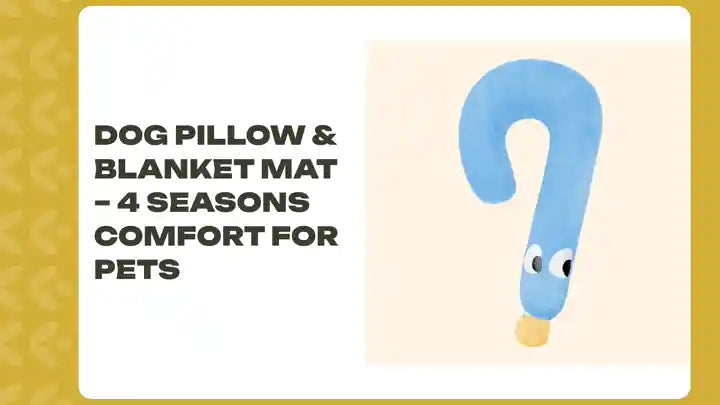Dog Pillow &amp; Blanket Mat &ndash; 4 Seasons Comfort for Pets by@Outfy