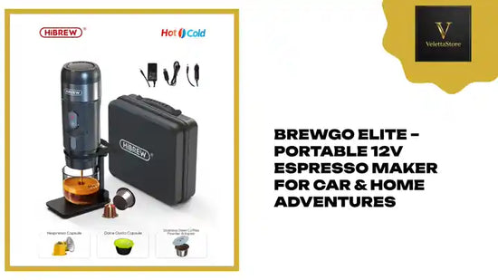 BrewGo Elite &ndash; Portable 12V Espresso Maker for Car &amp; Home Adventures by@Outfy