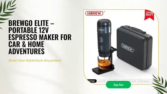 BrewGo Elite &ndash; Portable 12V Espresso Maker for Car &amp; Home Adventures by@Outfy