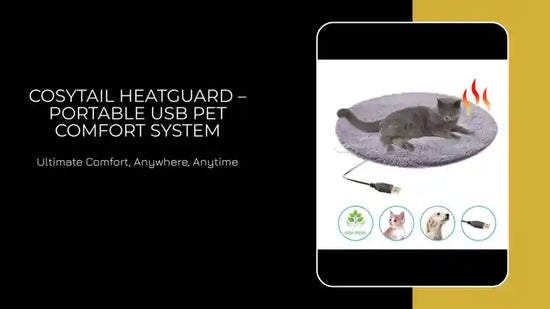 CosyTail HeatGuard &ndash; Portable USB Pet Comfort System by@Outfy